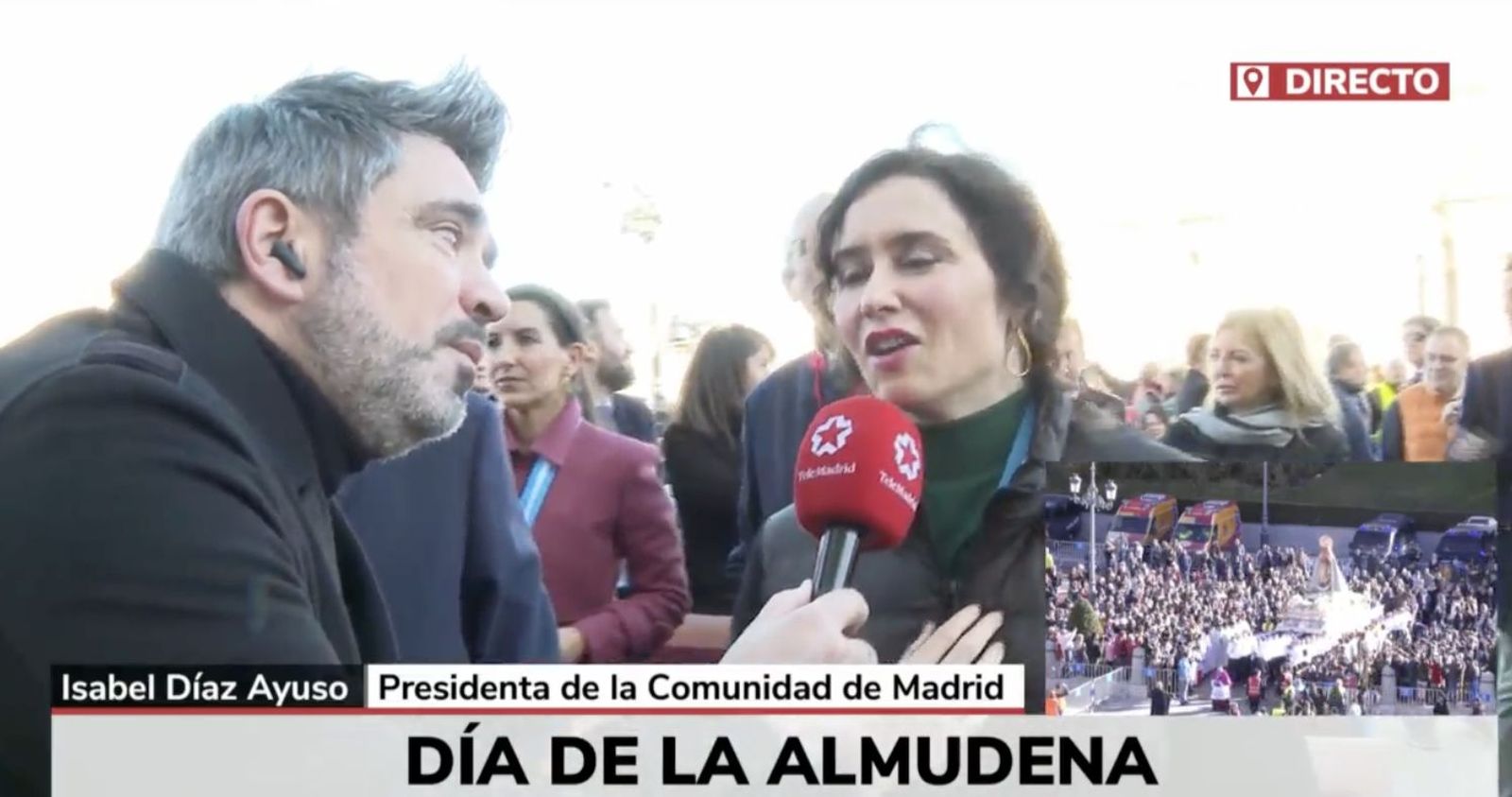 Ayuso en la Almudena