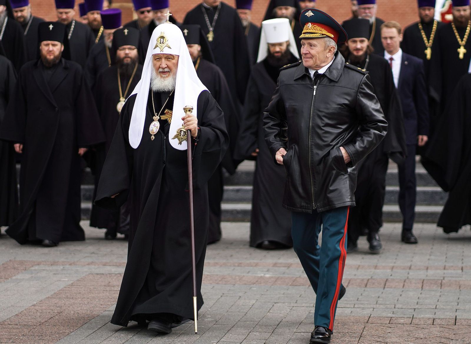 Kirill, en un homenaje al Soldado Desconocido en Moscú