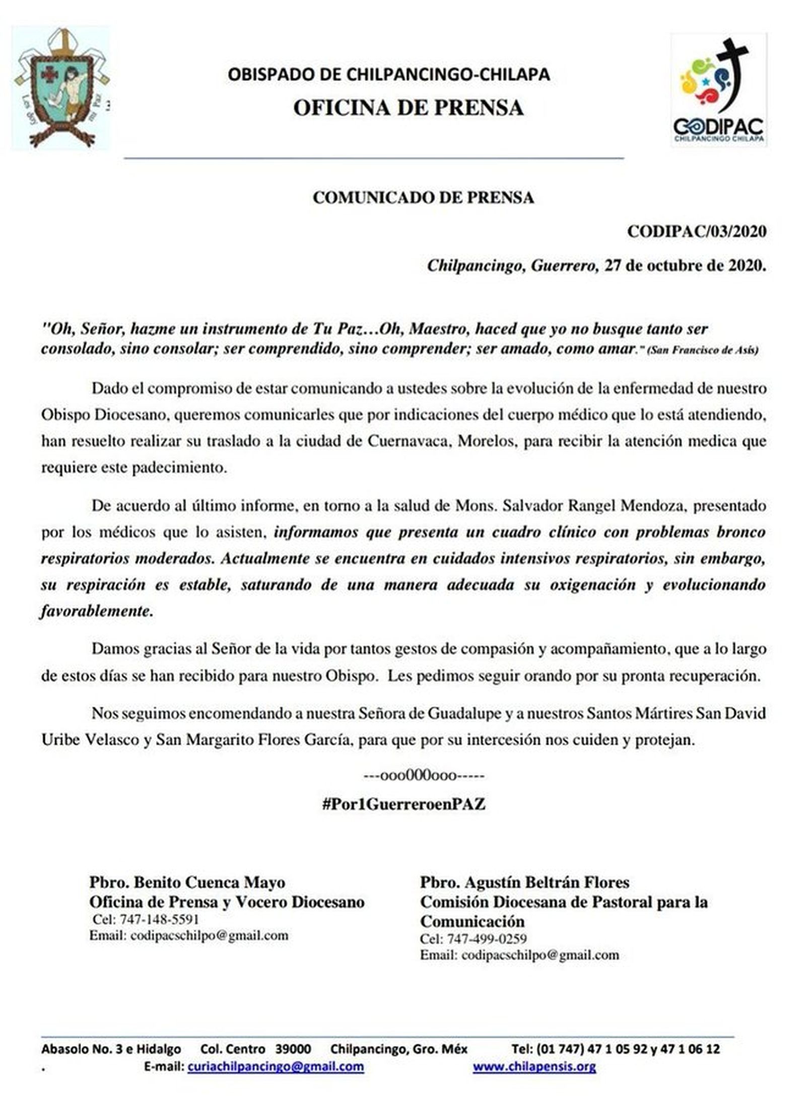 comunicado chilpancingo