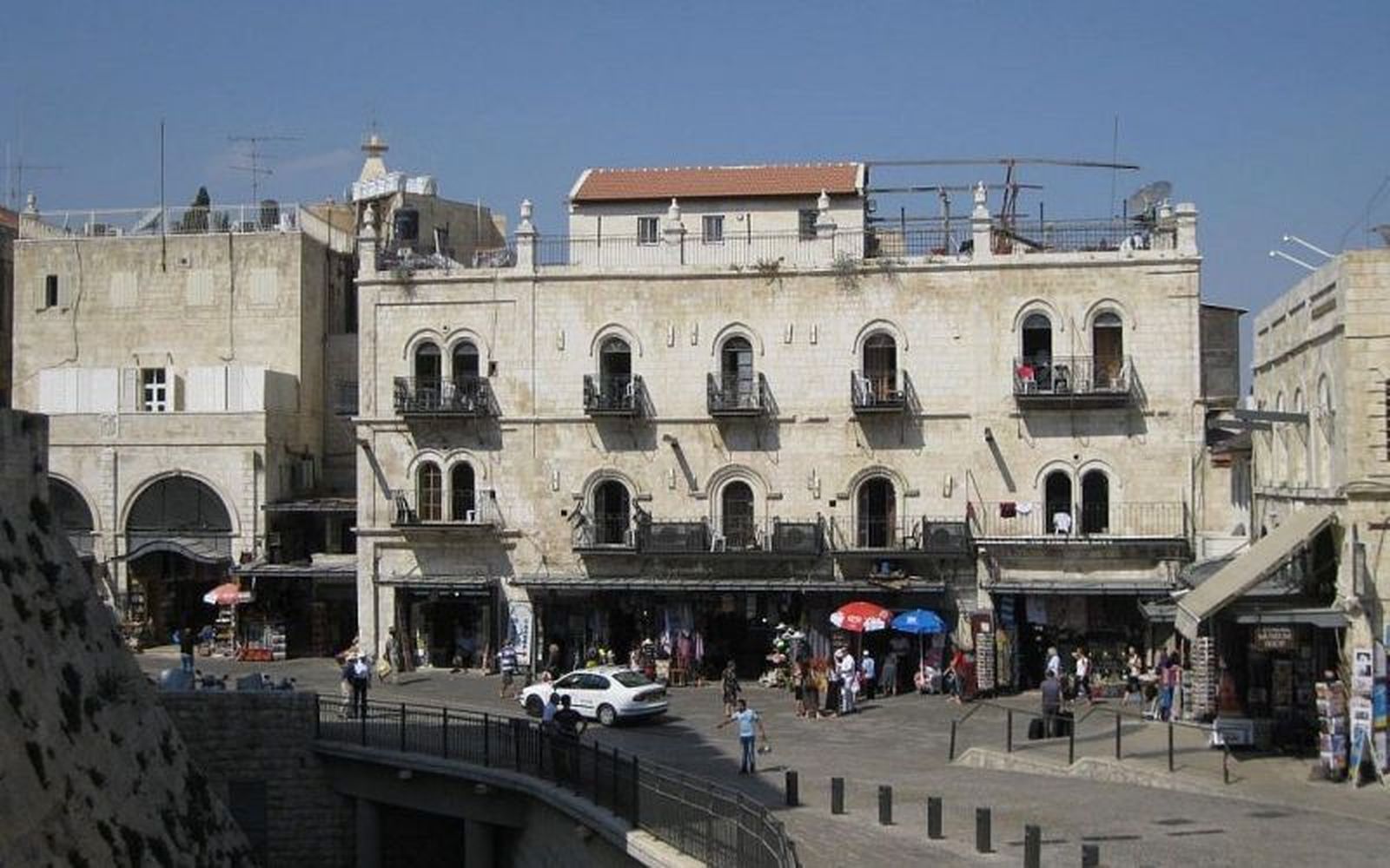 Uno de los inmuebles en disputa en Jerusalén