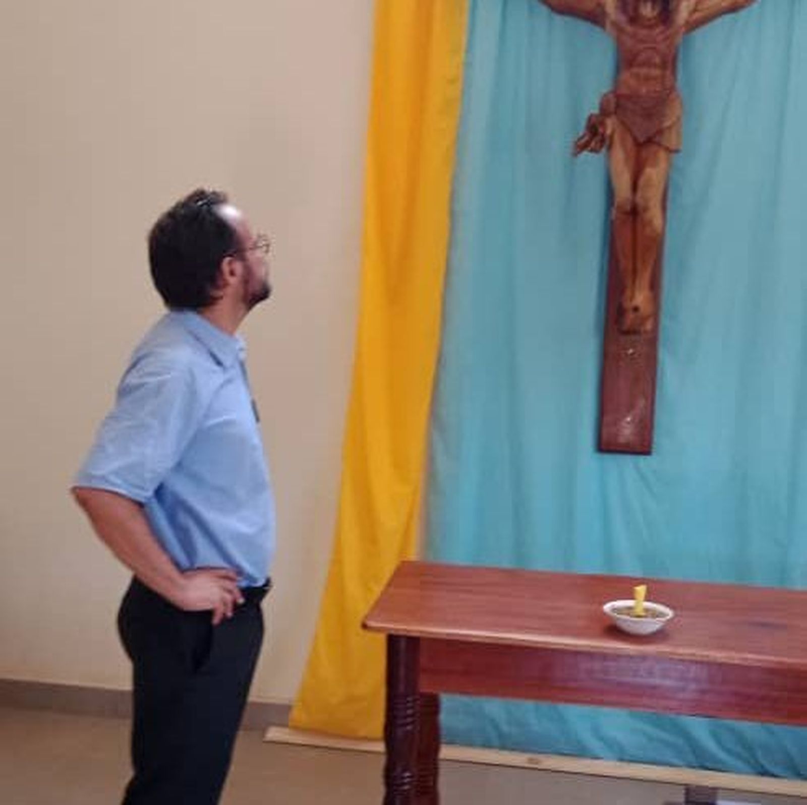 El padre Christian Carlassare.