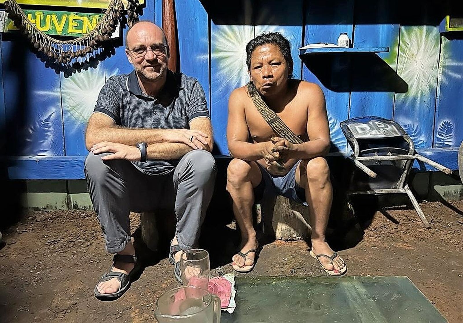 Con el señor Ive en Puerto Leguízamo