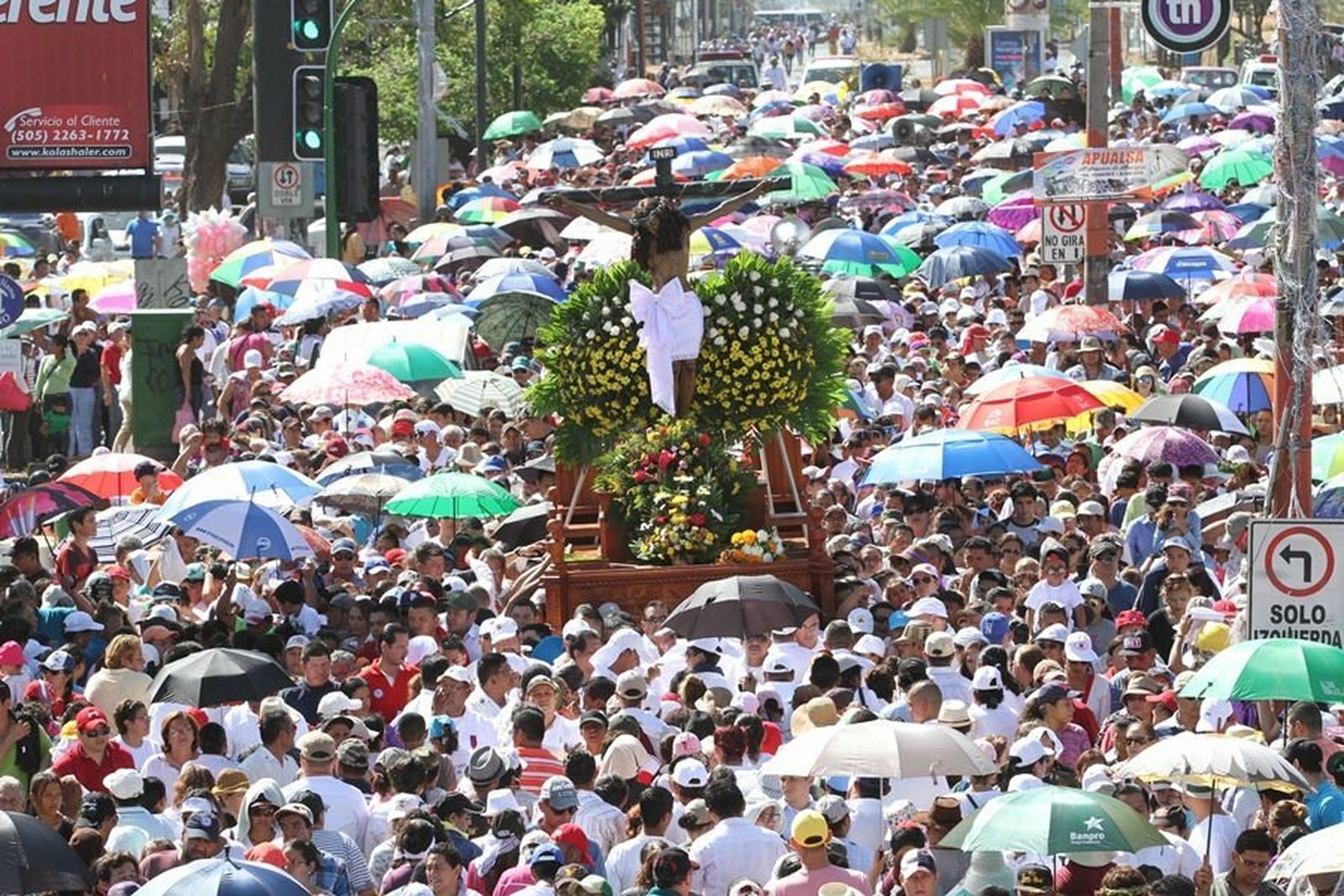 Procesión en Nicaragua