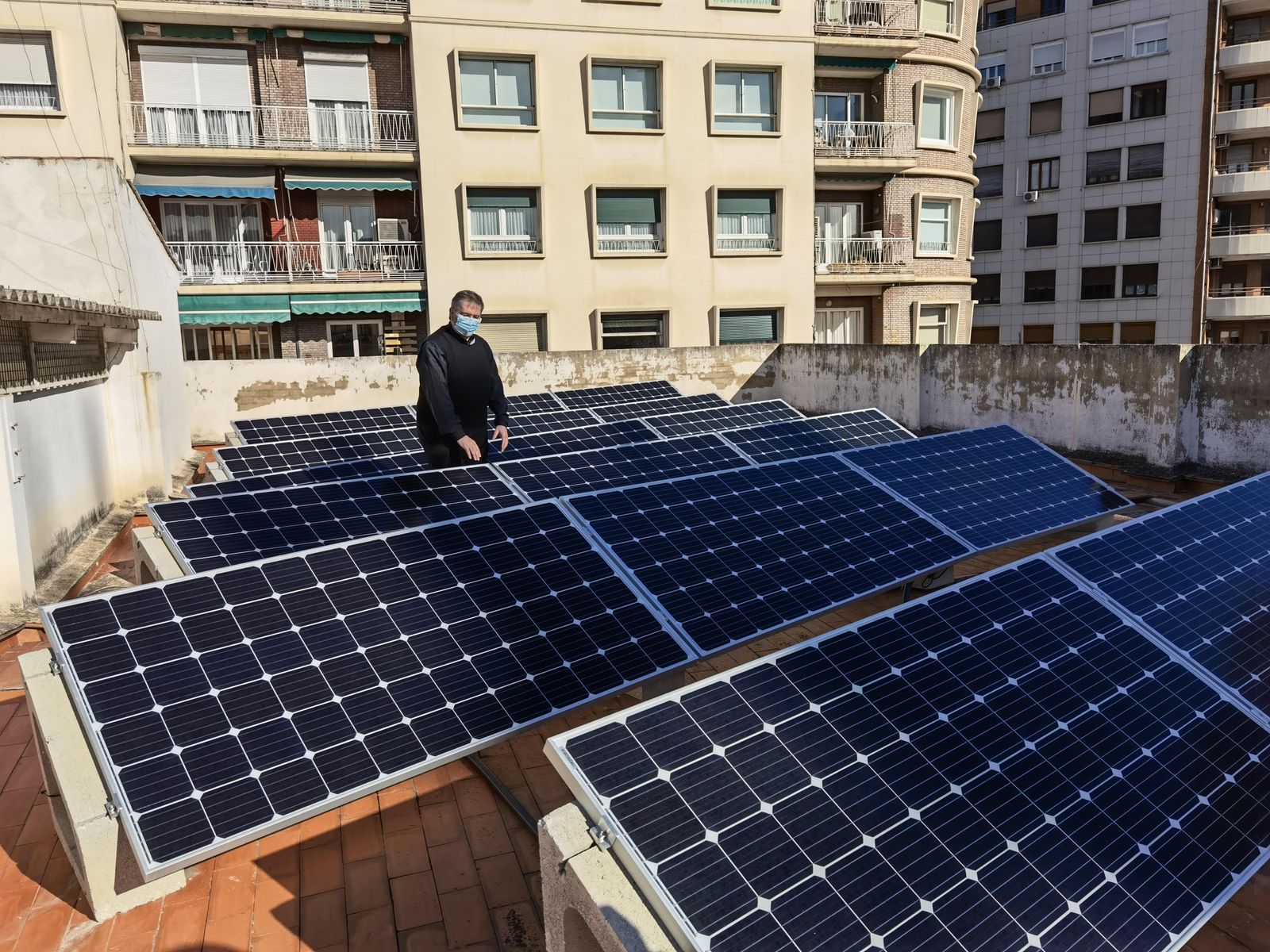 Placas solares en San Agustín