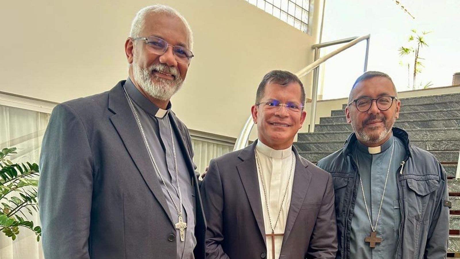 Mons. Zenildo, Mons. Hudson, Mons. Vanthuy