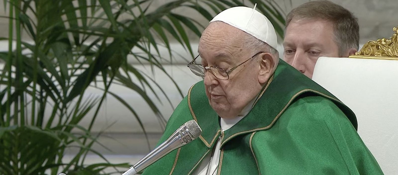 Francisco, durante su homilía