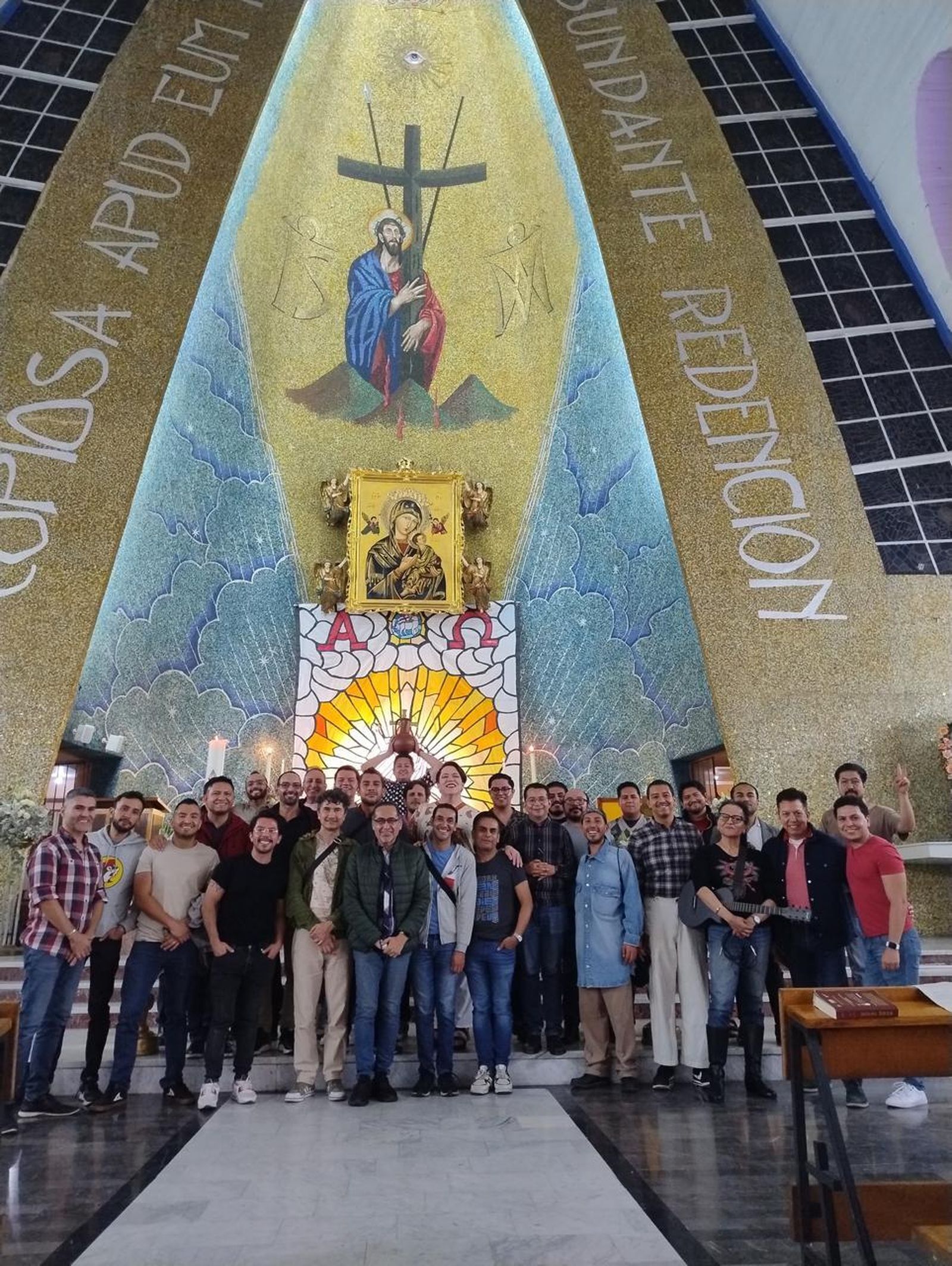 Participantes en las misas por la inclusión