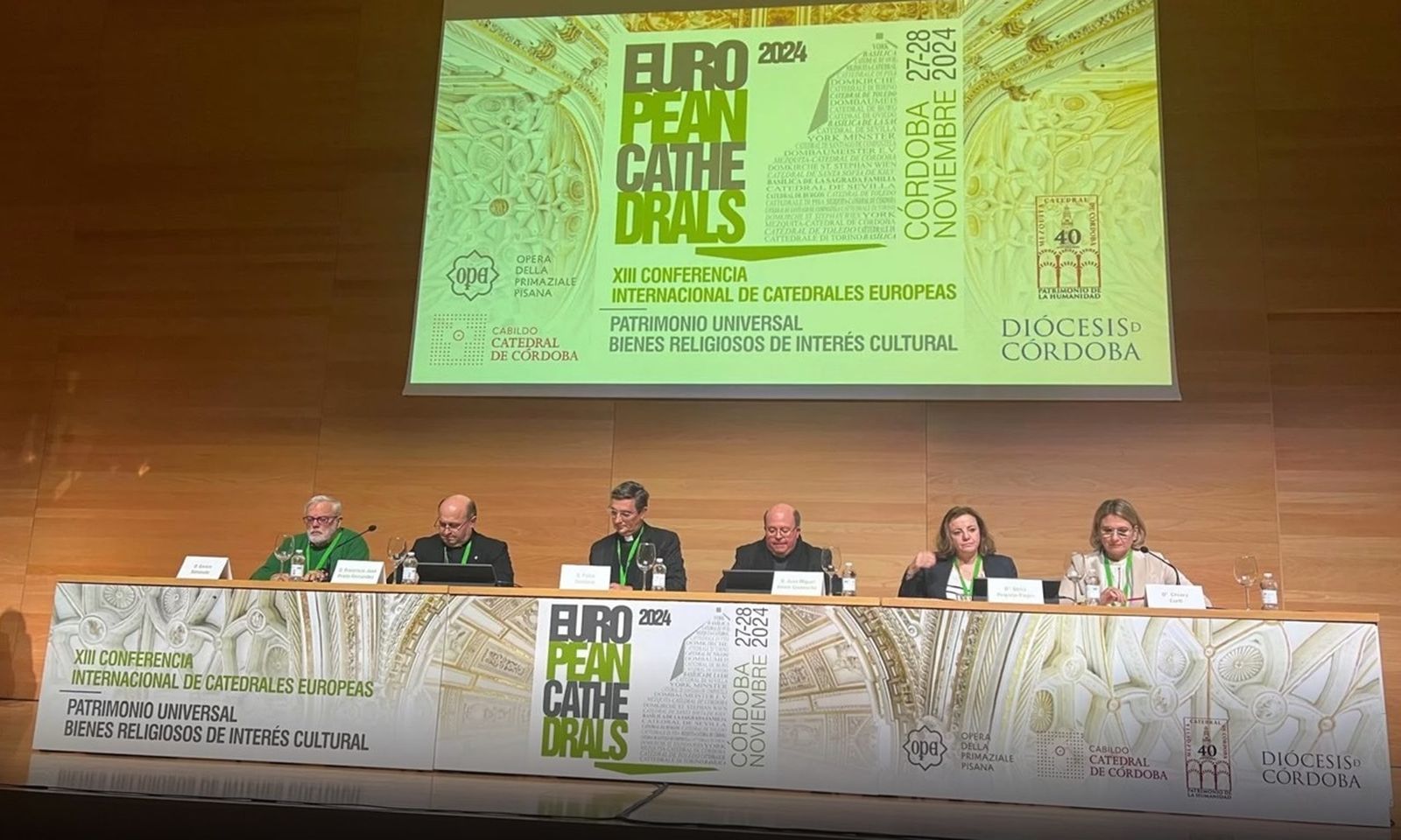 Monseñor Francisco Prieto en la XIII Conferencia Internacional de Catedrales Europeas