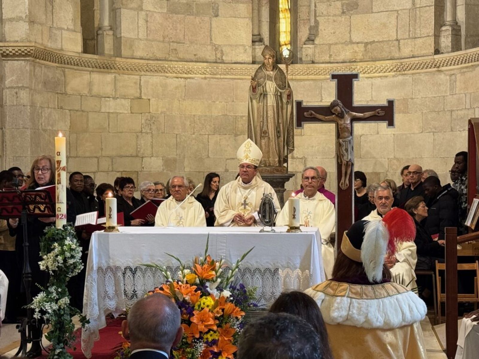 Elizalde, en la misa de San Prudencio