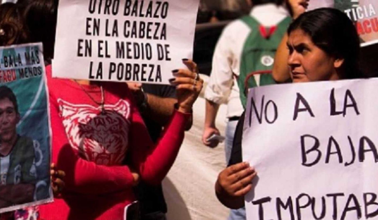 La sociedad argentina protesta ante la medida de bajar la edad de imputabilidad a menores en el país
