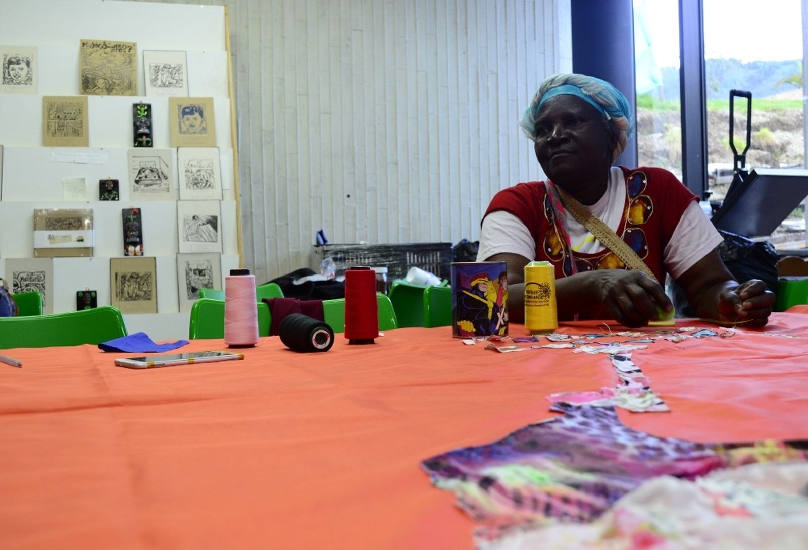 Virgelina Chará, lideresa de las tejedoras