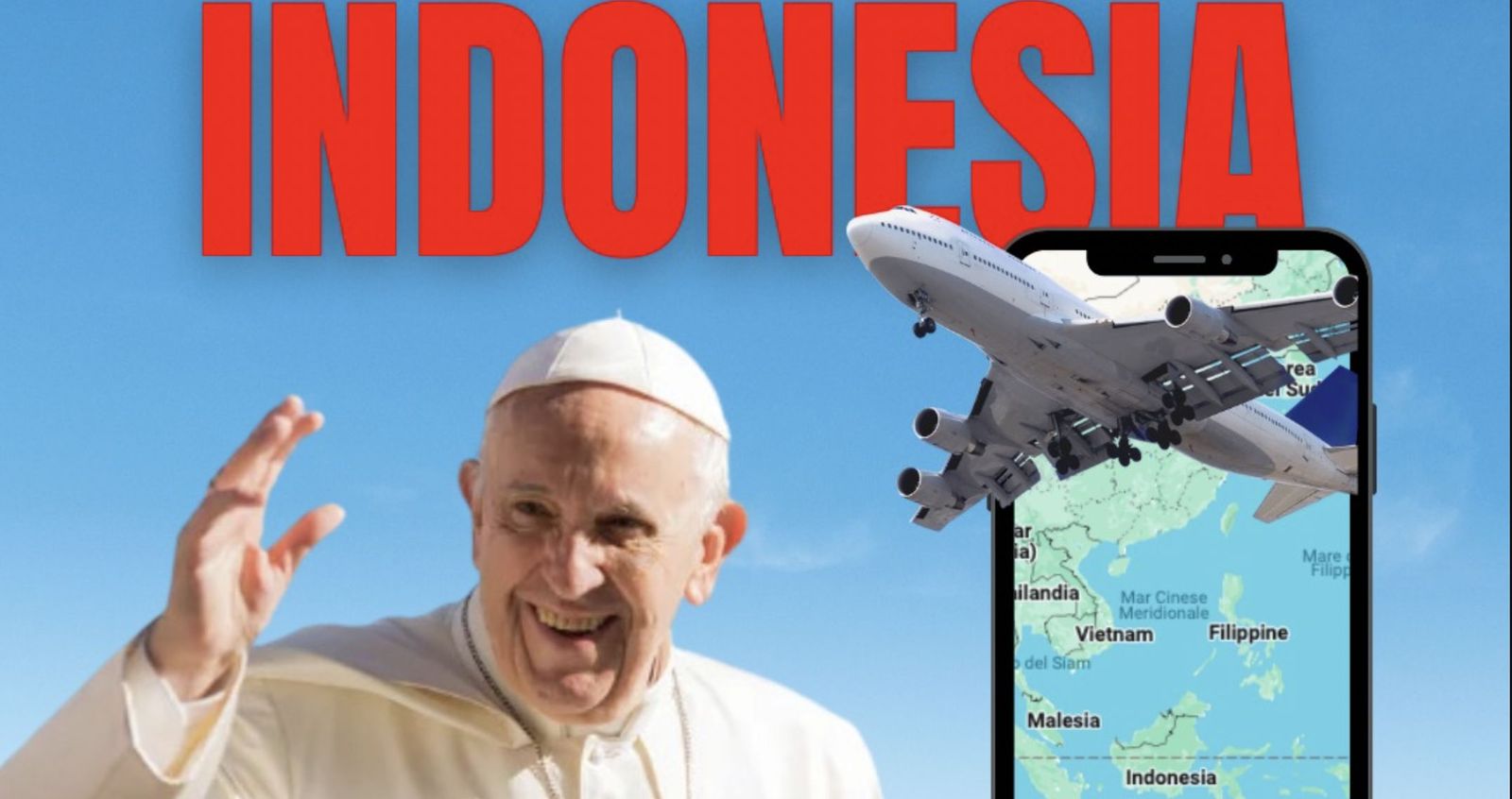 Primera etapa del viaje papal: Indonesia