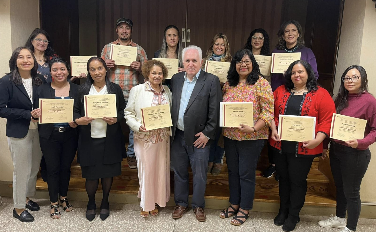 Curso de liderazgo del padre Guibert en el Boston College