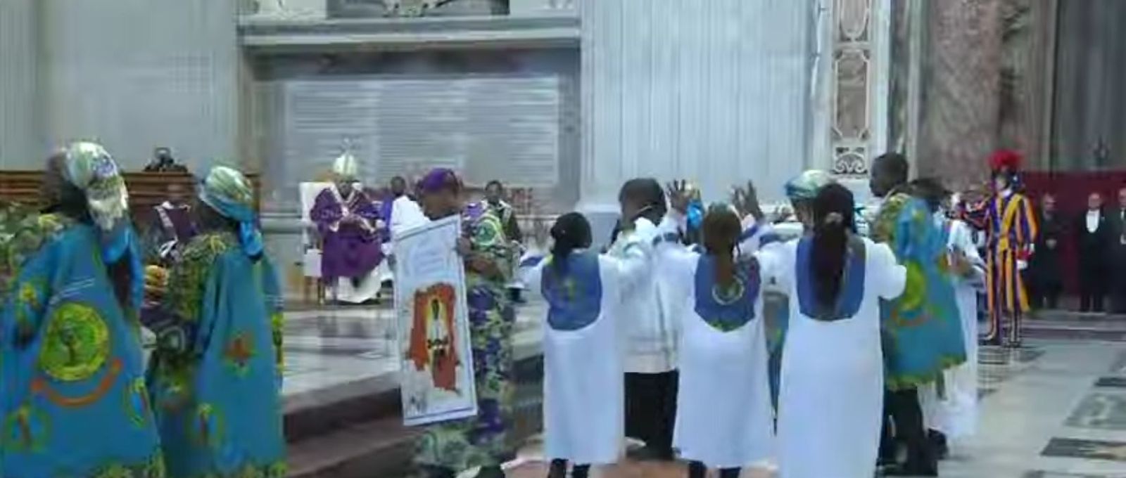 Rito zaireño en el Vaticano