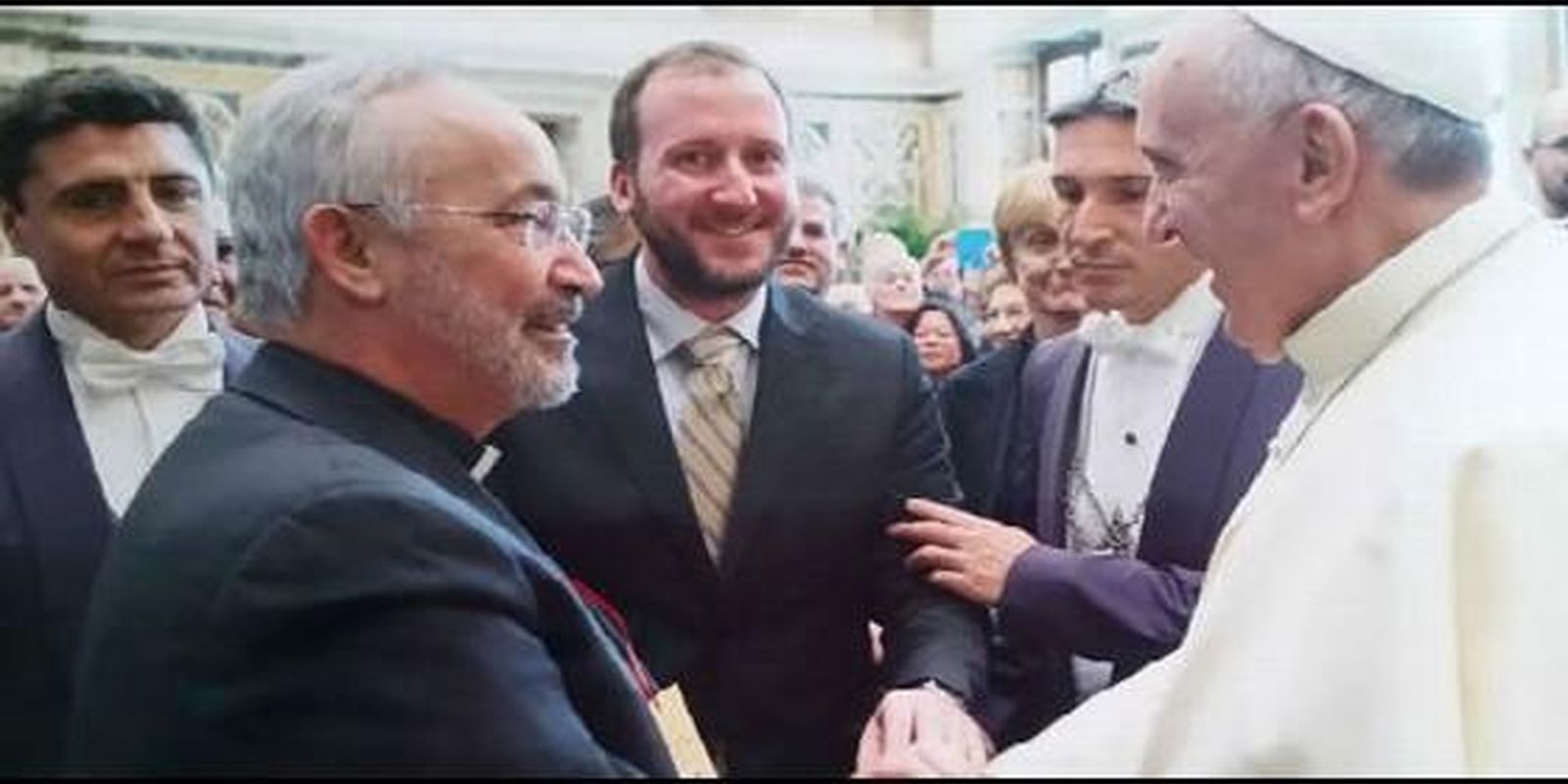 Pinilla con Francisco