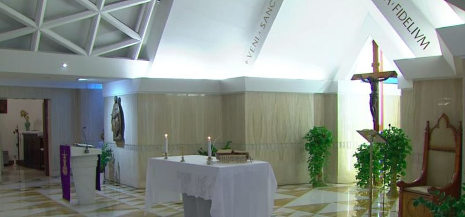 La capilla de Casa Santa Marta