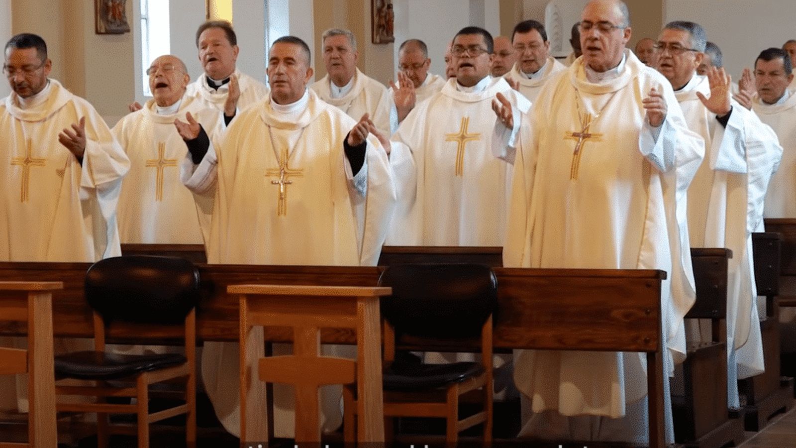 Rectores, formadores de seminarios, seminaristas, religiosos, religiosas y laicos vinculados a la Organización de Seminarios de Colombia asisten a la Asamblea del episcopado