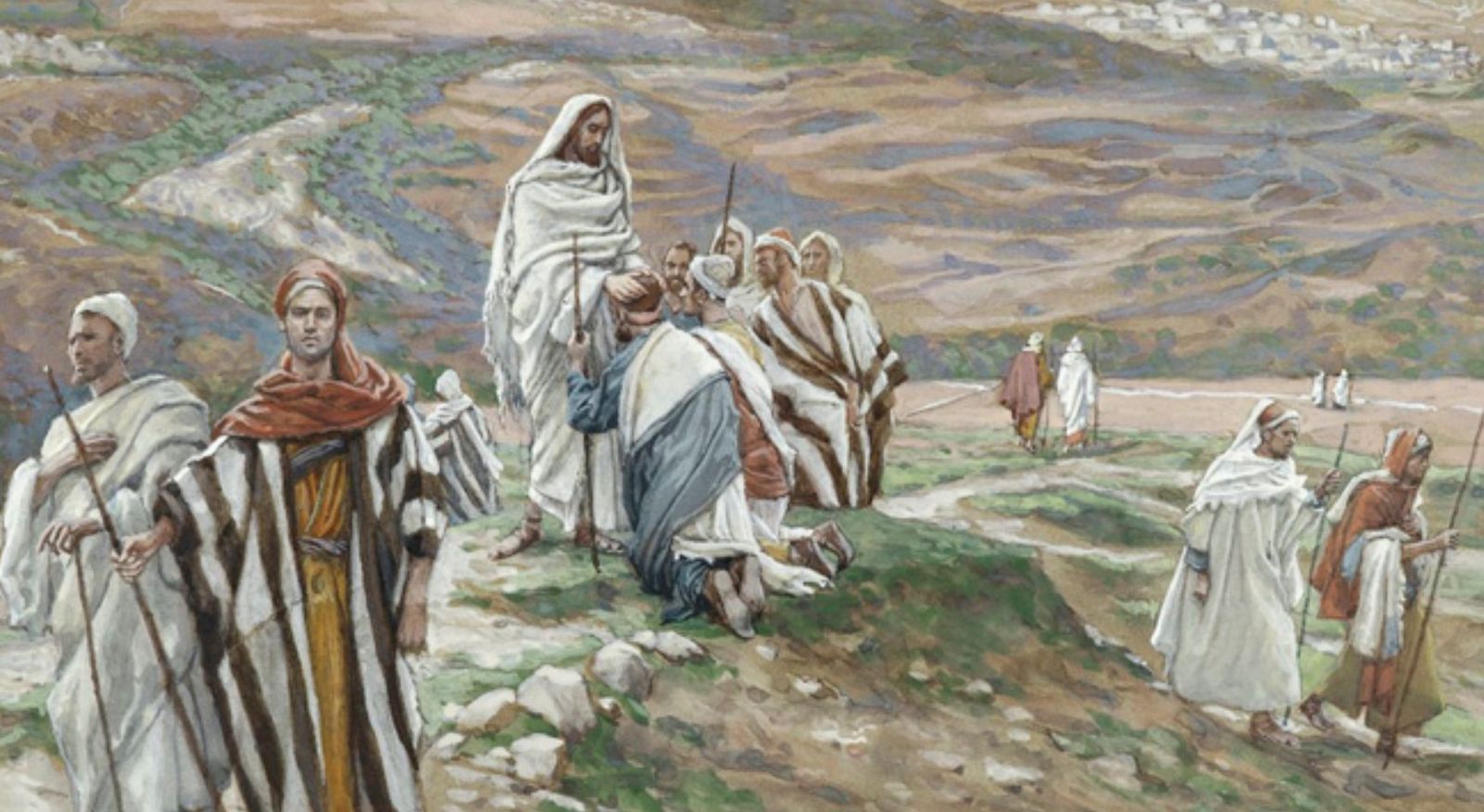 Jesús y sus discípulos