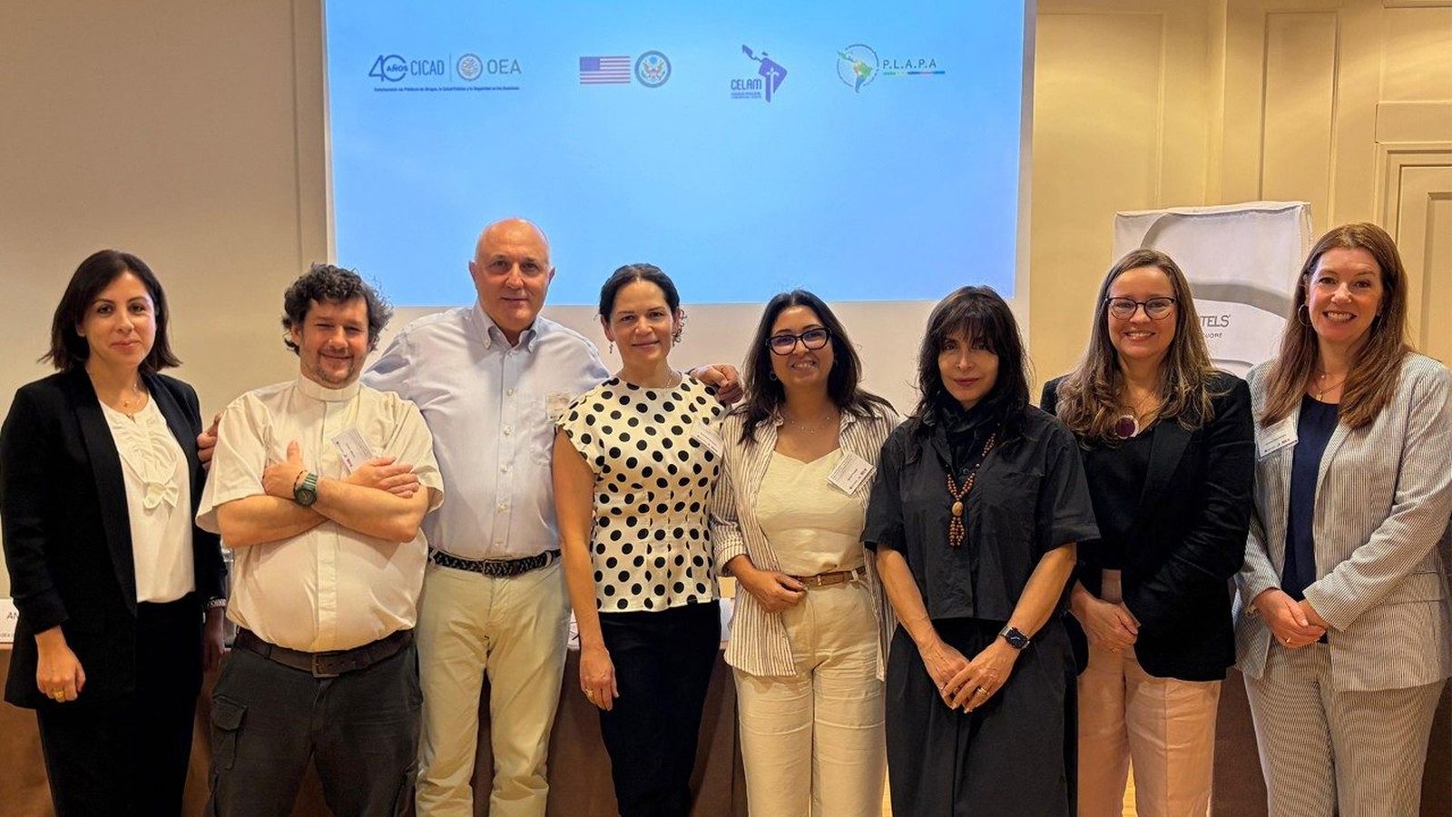 Participantes en el encuentro promovido por el CELAM, la CAL y la OEA