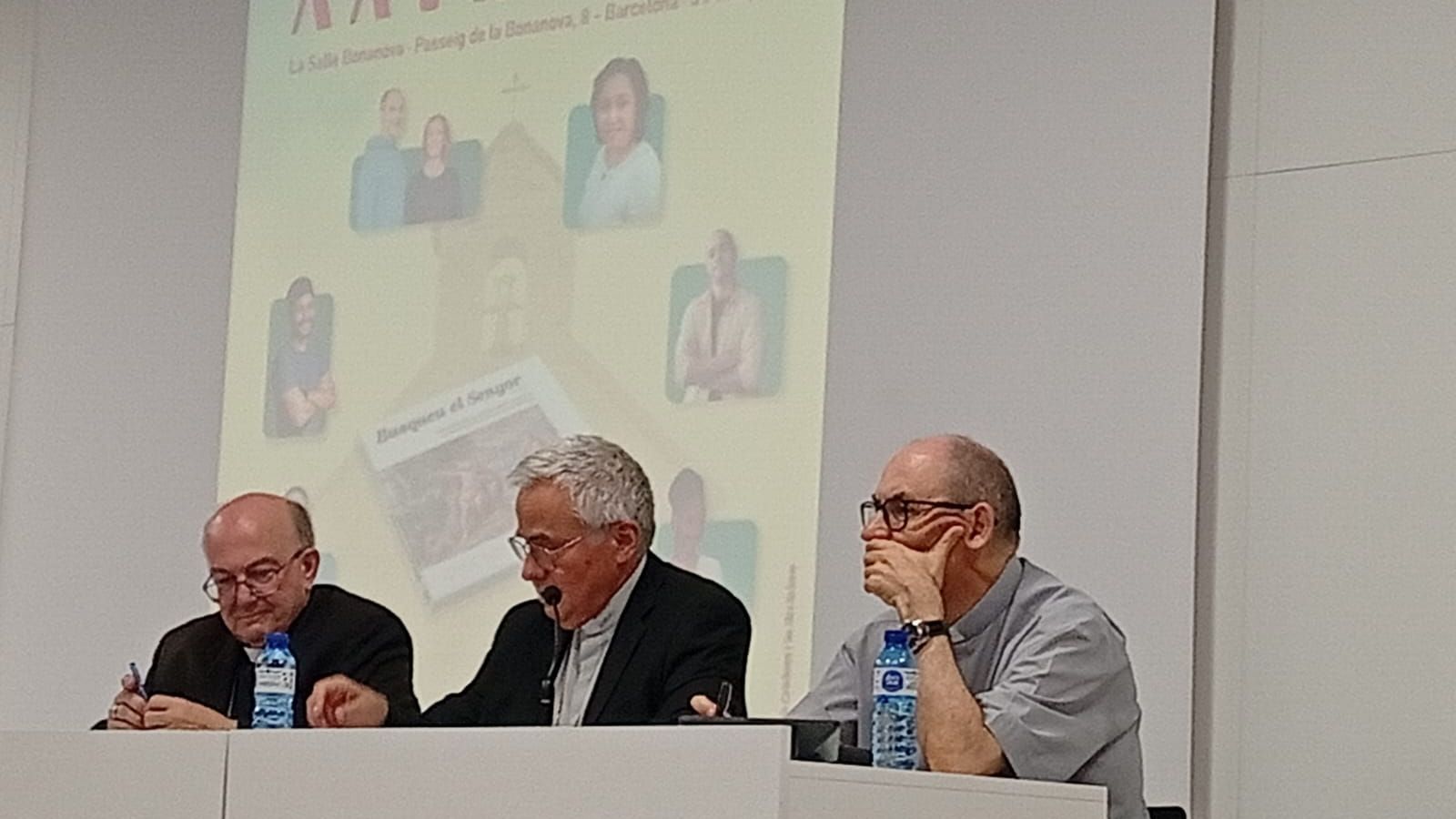 El arzobispo Planellas y el obispo Conesa, en las Jornadas