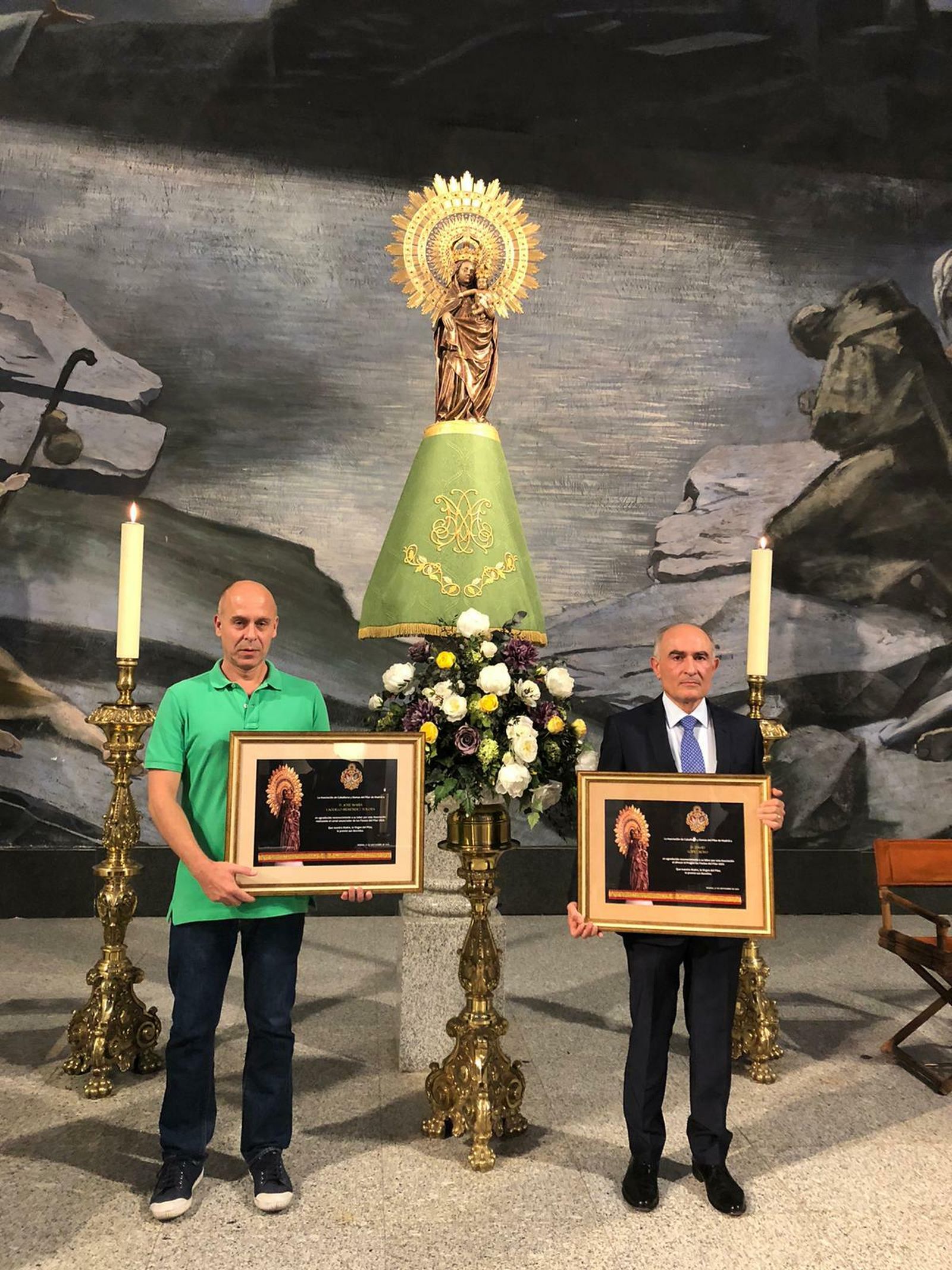 David López Royo, y el autor del cartel de este año