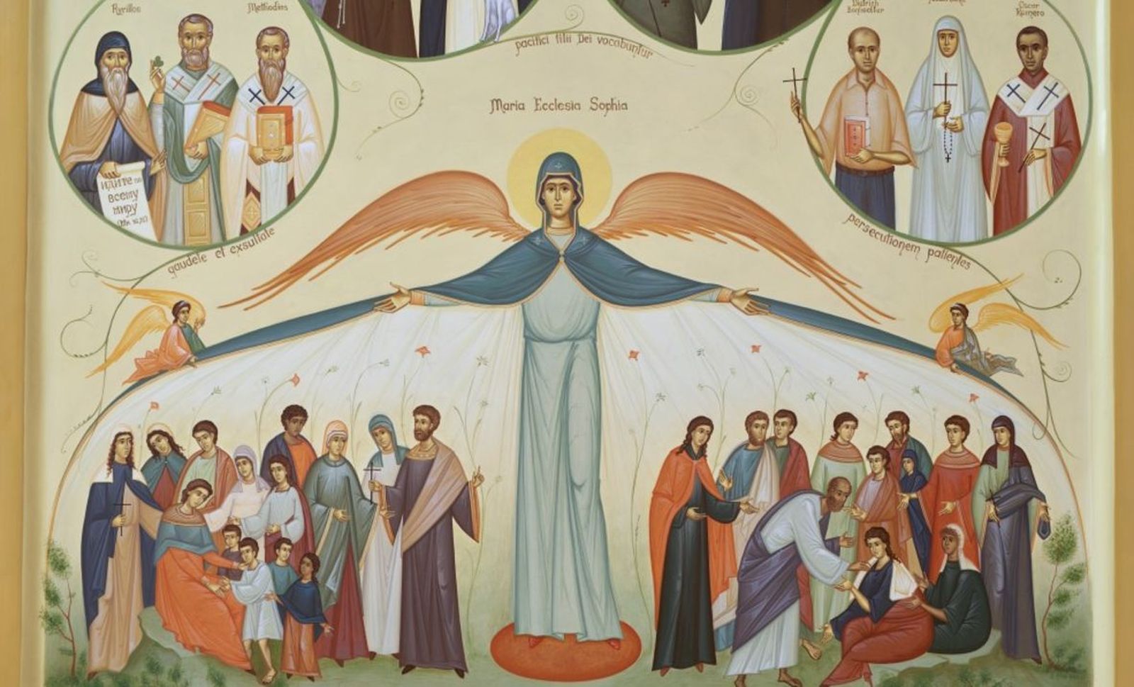 Maria Ecclesia Sophia. Detalle del icono