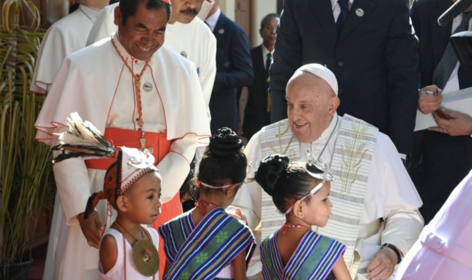 El Papa y el cardenal Virgilio do Carmo da Silva