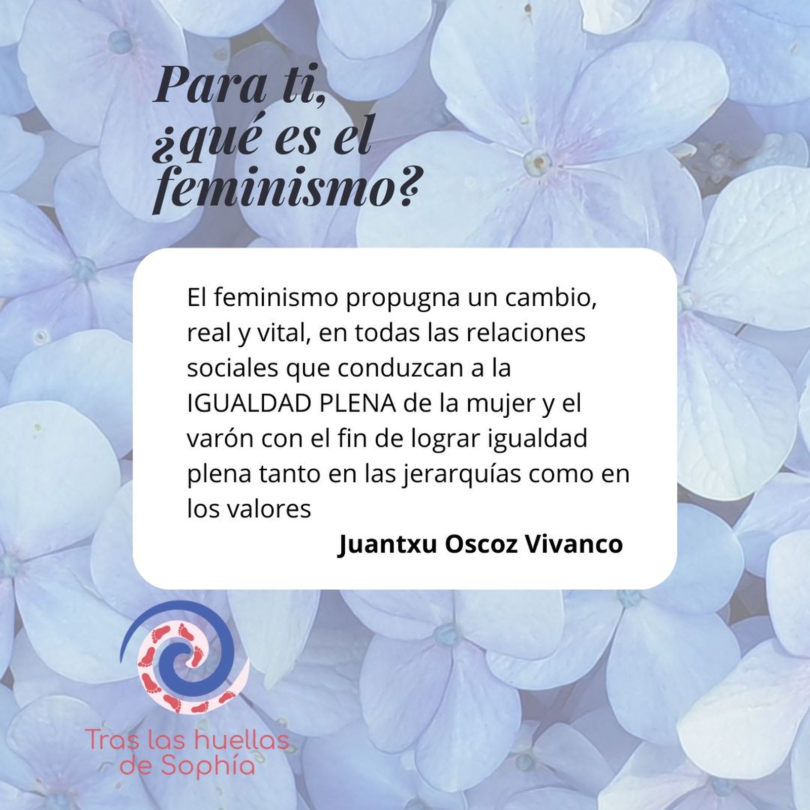 EL FEMINISMO COMO PENSAMIENTO Y REALIDAD EN LA HISTORIA