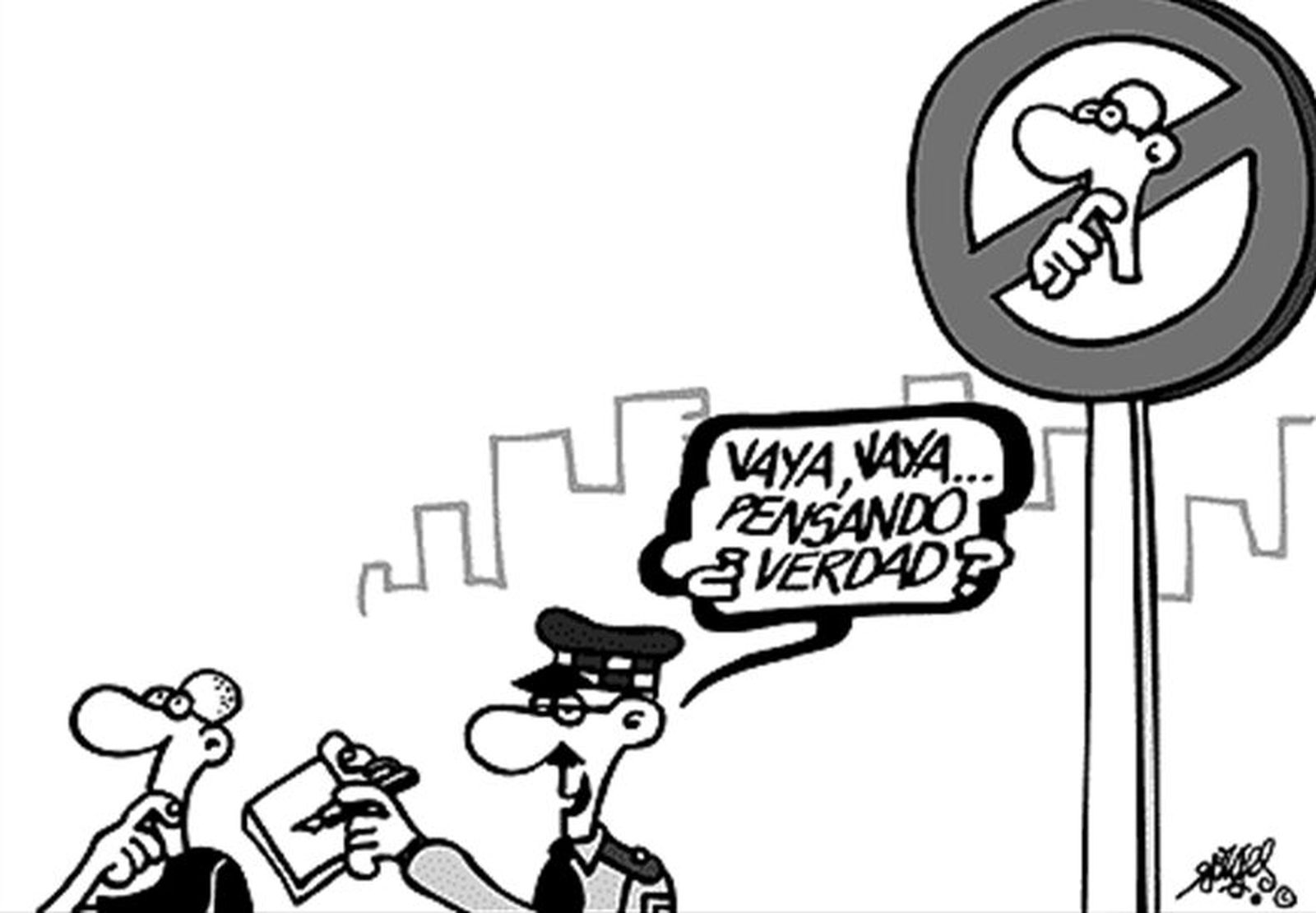 Viñeta de Forges a propósito de la manipulación
