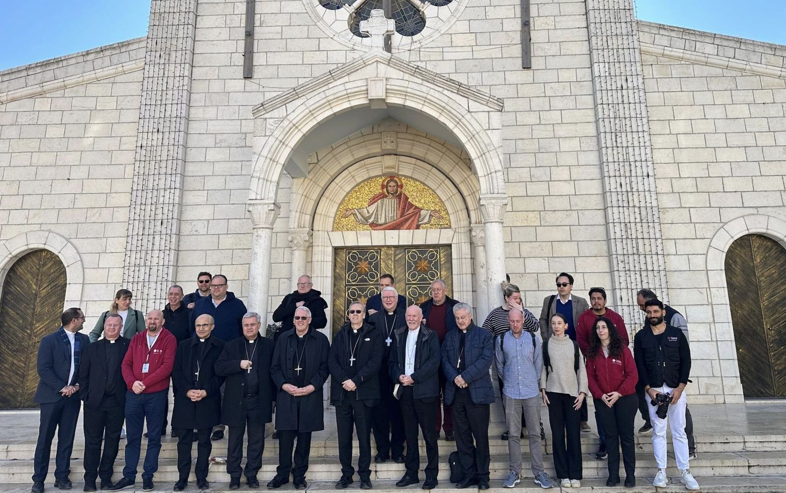 Vives con la coordinadora de las Conferencias Episcopales de Tierra Santa
