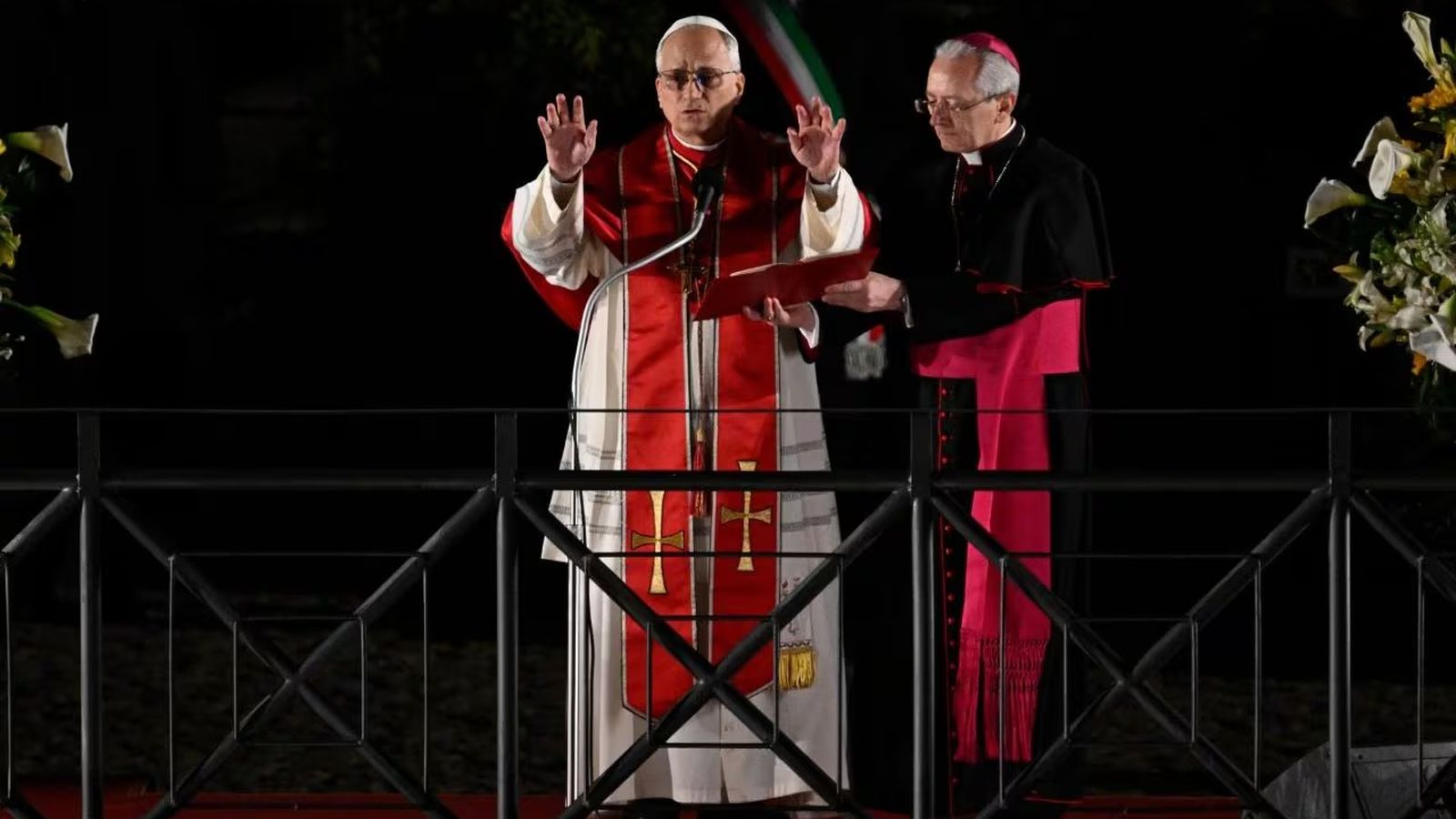 Leon XIV. Viacrucis en el Coliseo. 2026.