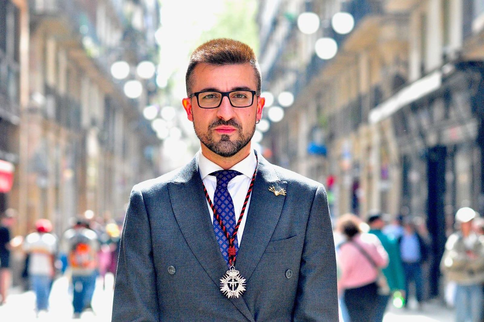 Julián Muñoz, Hermano Mayor de la Hermandad de Nuestra Señora de las Angustias