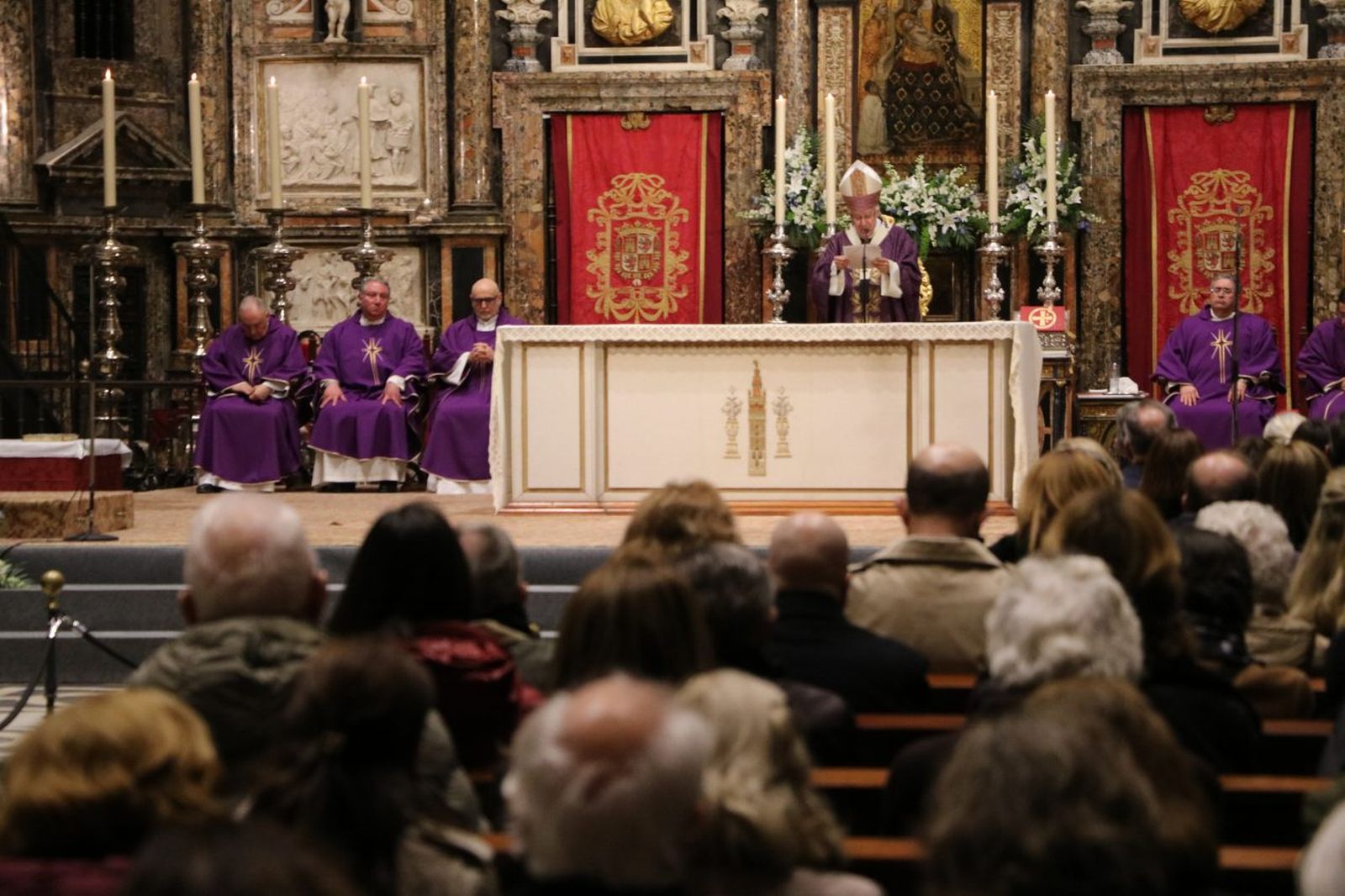Saiz Meneses, en la catedral de Sevilla