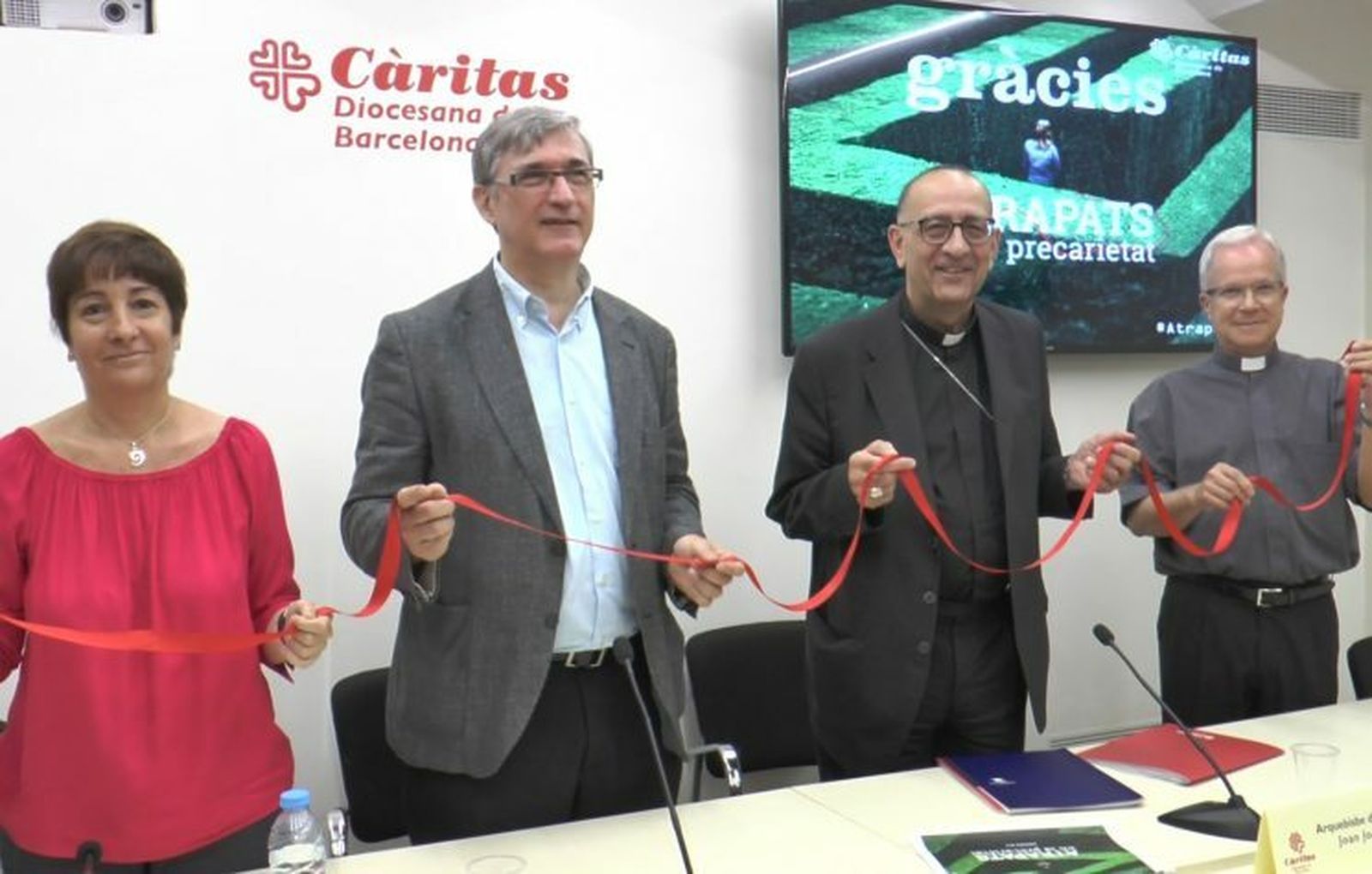 Salvador Bacardit, junto a Omella