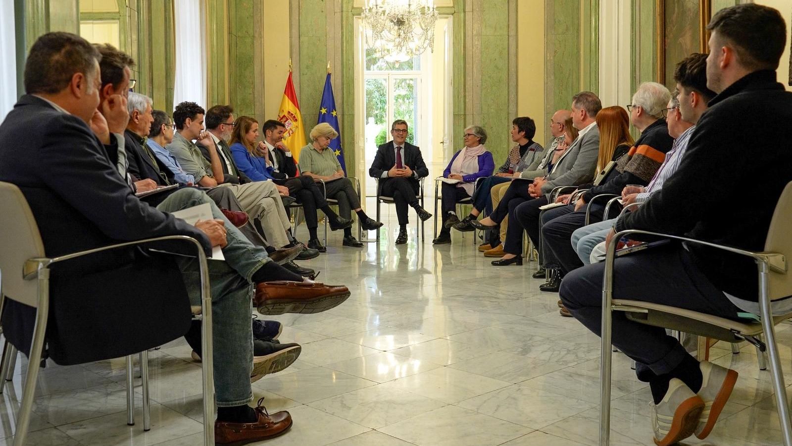 Bolaños, con las asociaciones de víctimas