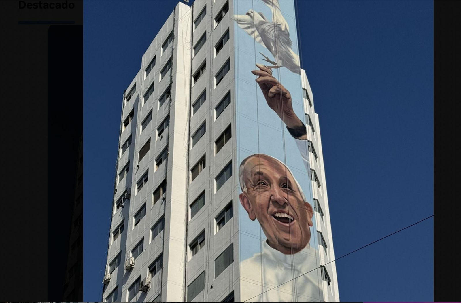 El mural en La Plata