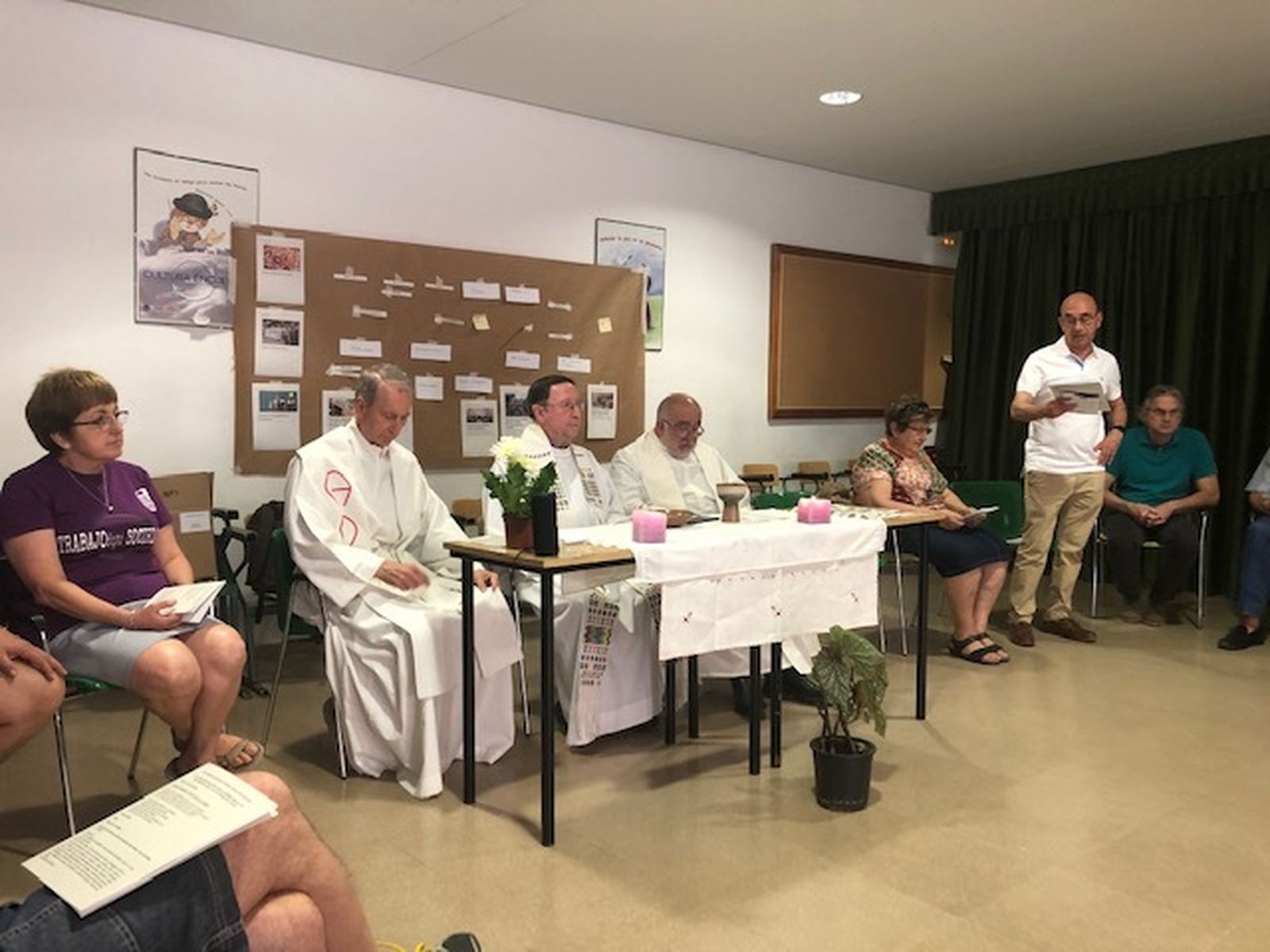 UN momento de la eucaristía