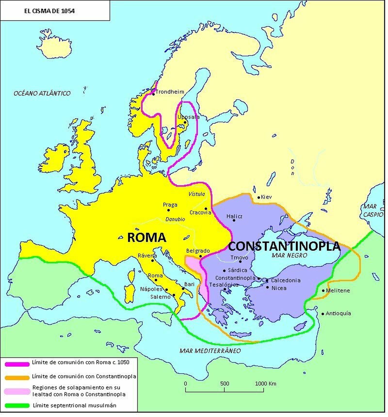 Consecuencias del Cisma de 1054