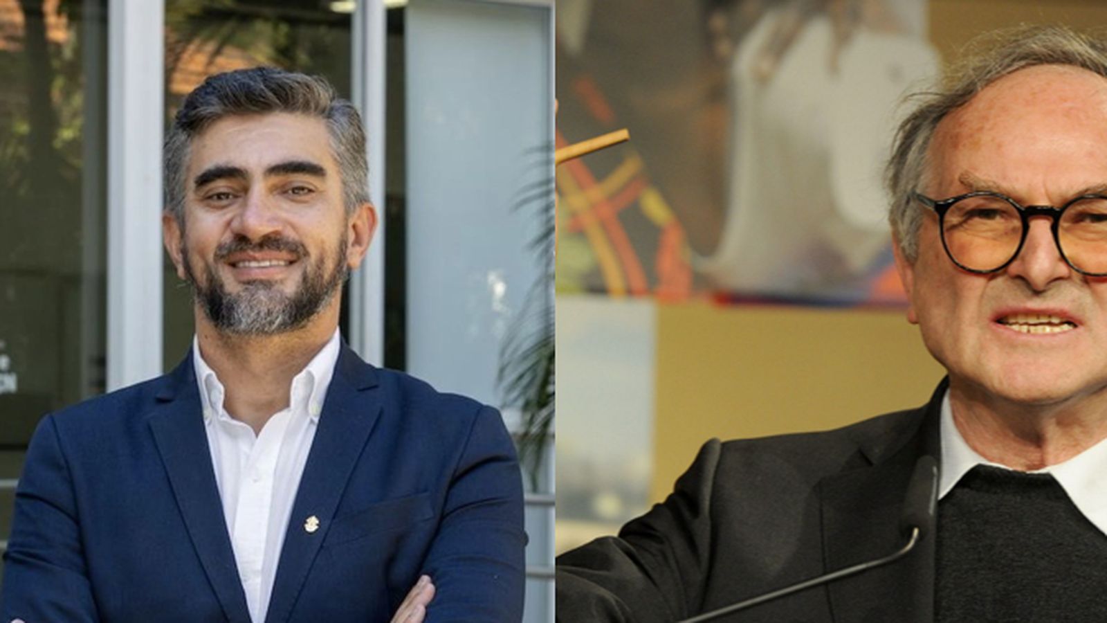 Anderson Pedroso SJ y Josef Sayer