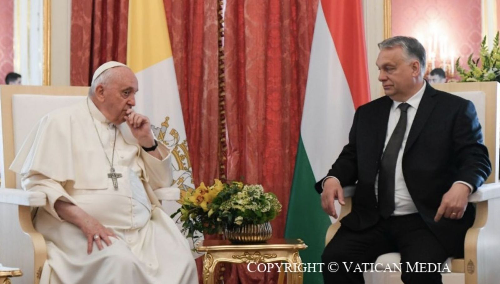 Viktor Orbán, con el Papa