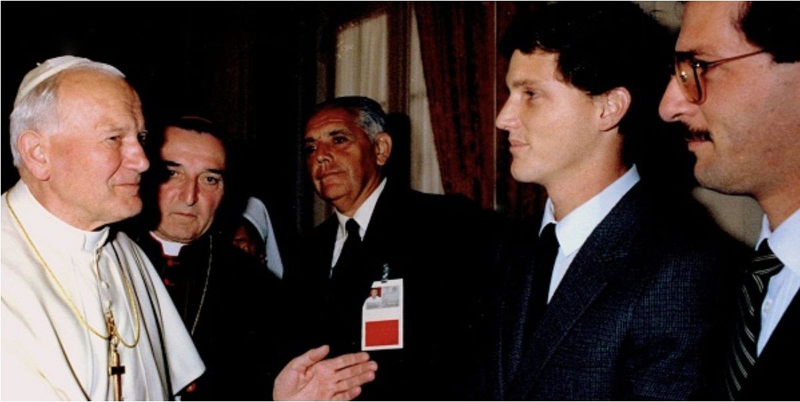Juan Pablo II con Len y Scheuch