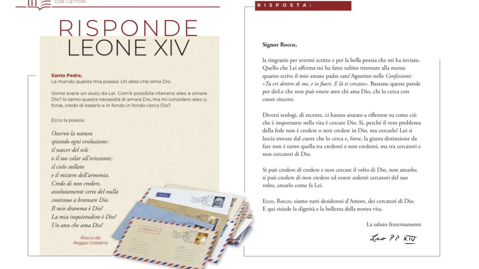 Intercambio de cartas