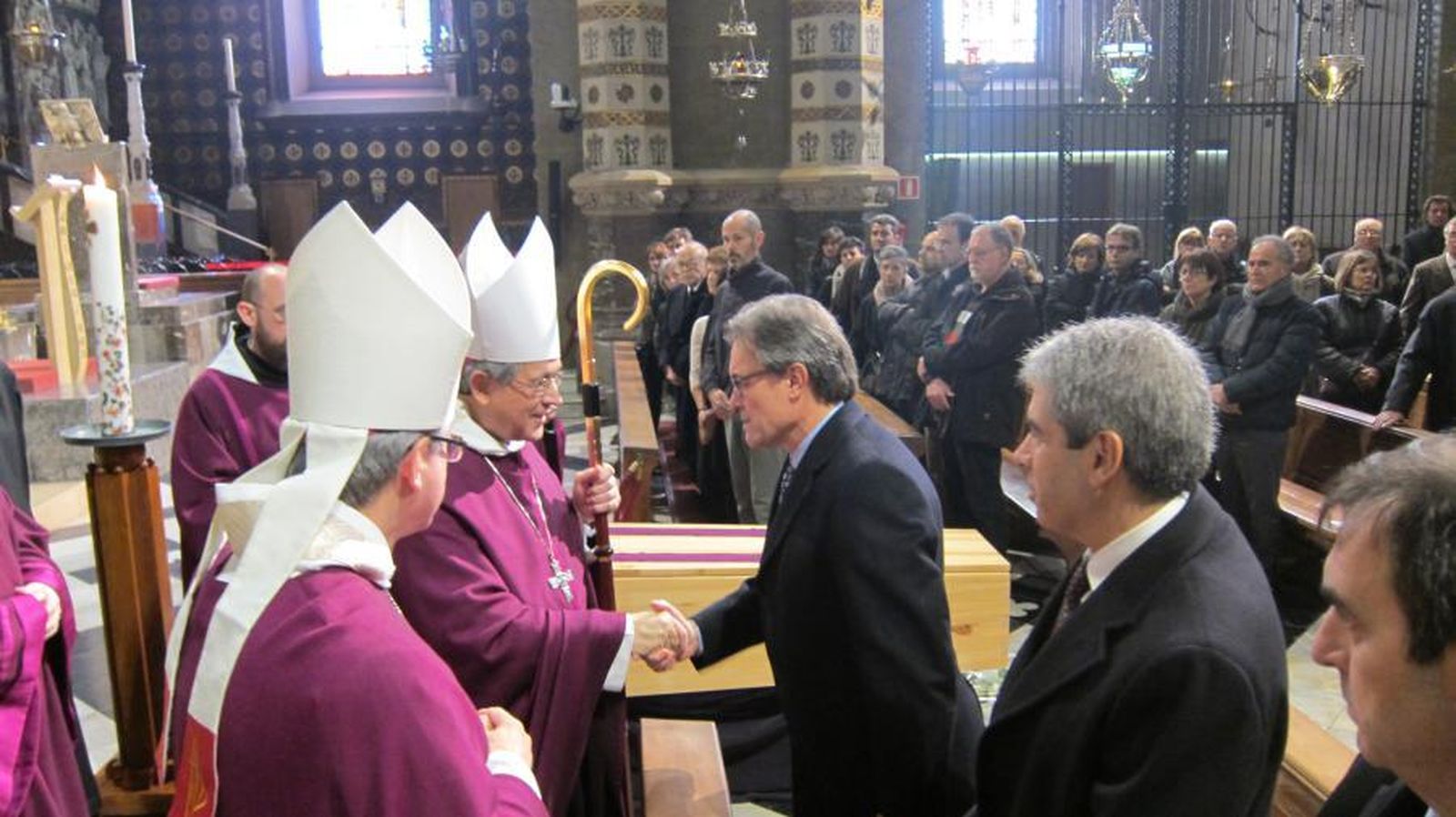 Entierro del P. Marc Taxonera