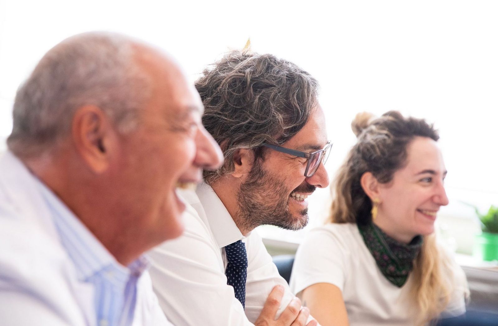 representantes de Scholas y cancillería