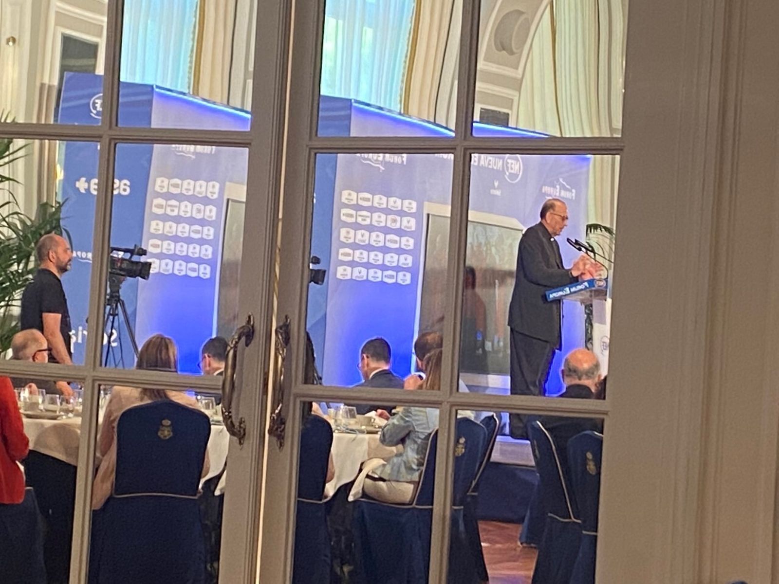 Omella, durante su intervención en el Nuevo Economía Forum