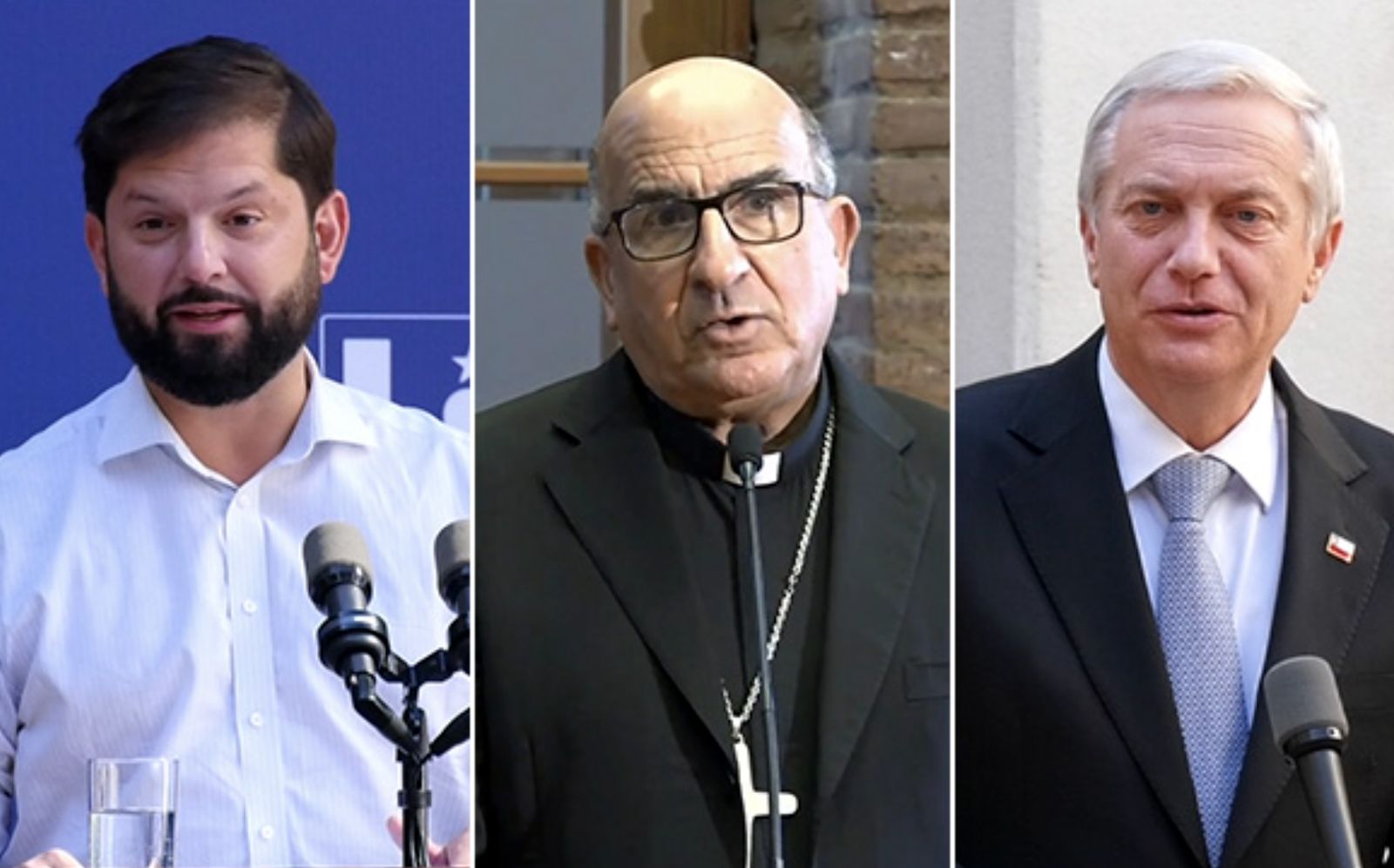 Boric, Chomali y Kast