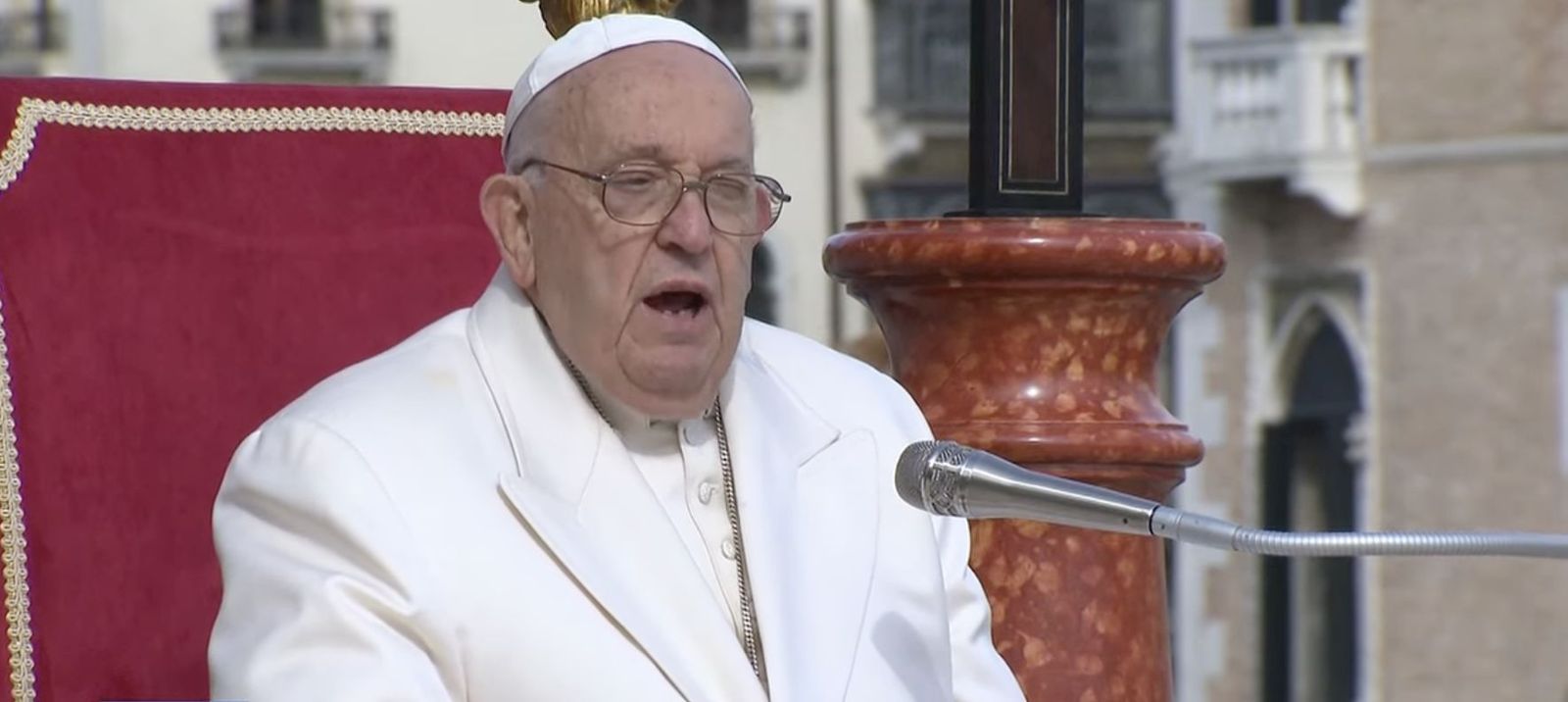 El Papa, con los jóvenes de Venecia