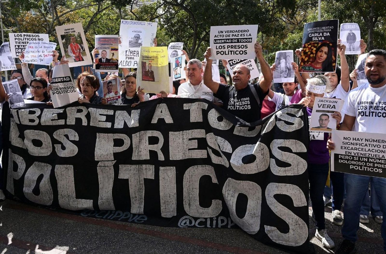 Familiares de presos politicos en Venezuela piden su liberación inmediata