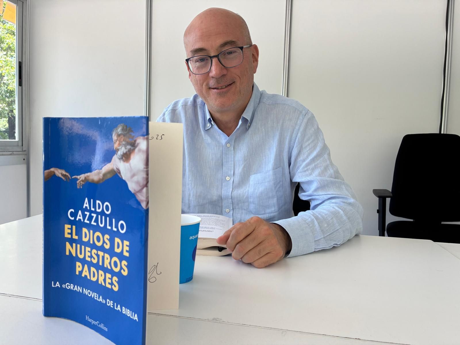 Aldo Cazzullo, durante la entrevista con RD