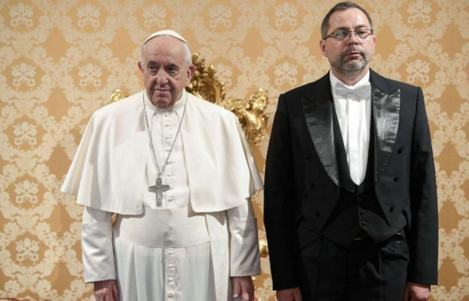 Papa y embajador de Ucrania ante la Santa Sede